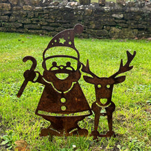 Load image into Gallery viewer, NEW Rustic Metal Christmas Decoration Wall Art Sculpture - Bespoke Handmade Gift