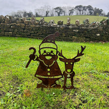 Load image into Gallery viewer, NEW Rustic Metal Christmas Decoration Wall Art Sculpture - Bespoke Handmade Gift