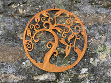 Load image into Gallery viewer, Rustic Metal Tree of Life Wall Art Sculpture Bespoke Handmade Gift