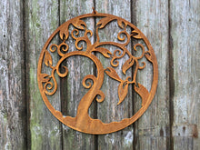 Load image into Gallery viewer, Rustic Metal Tree of Life Wall Art Sculpture Bespoke Handmade Gift