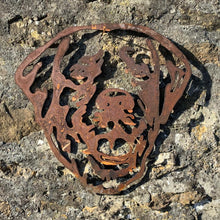 Load image into Gallery viewer, Rustic Metal Labrador Wall Art Sculpture - Bespoke Handmade Gift