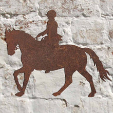 Load image into Gallery viewer, Rustic Metal Dressage Horse Riding - Bespoke Handmade Gift