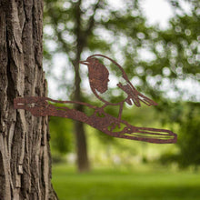 Load image into Gallery viewer, Rustic Metal Robin Wall Art Sculpture - Bespoke Handmade Gift