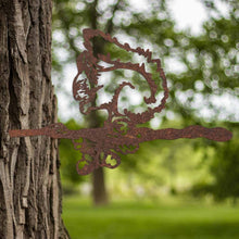 Load image into Gallery viewer, Rustic Metal Squirrel Wall Art Sculpture - Bespoke Handmade Gift