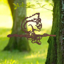 Load image into Gallery viewer, Rustic Metal Squirrel Wall Art Sculpture - Bespoke Handmade Gift