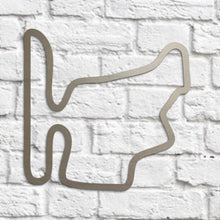 Load image into Gallery viewer, Metal F1 Grand Prix Circuit Wall Art Sculpture Bespoke Handmade Gift