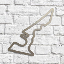 Load image into Gallery viewer, Metal F1 Grand Prix Circuit Wall Art Sculpture Bespoke Handmade Gift