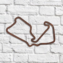 Load image into Gallery viewer, Metal F1 Grand Prix Circuit Wall Art Sculpture Bespoke Handmade Gift